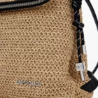 Desigual small raffia backpack
