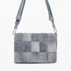Desigual medium braided grey bag