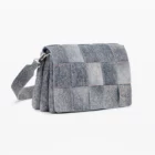 Desigual medium braided grey bag