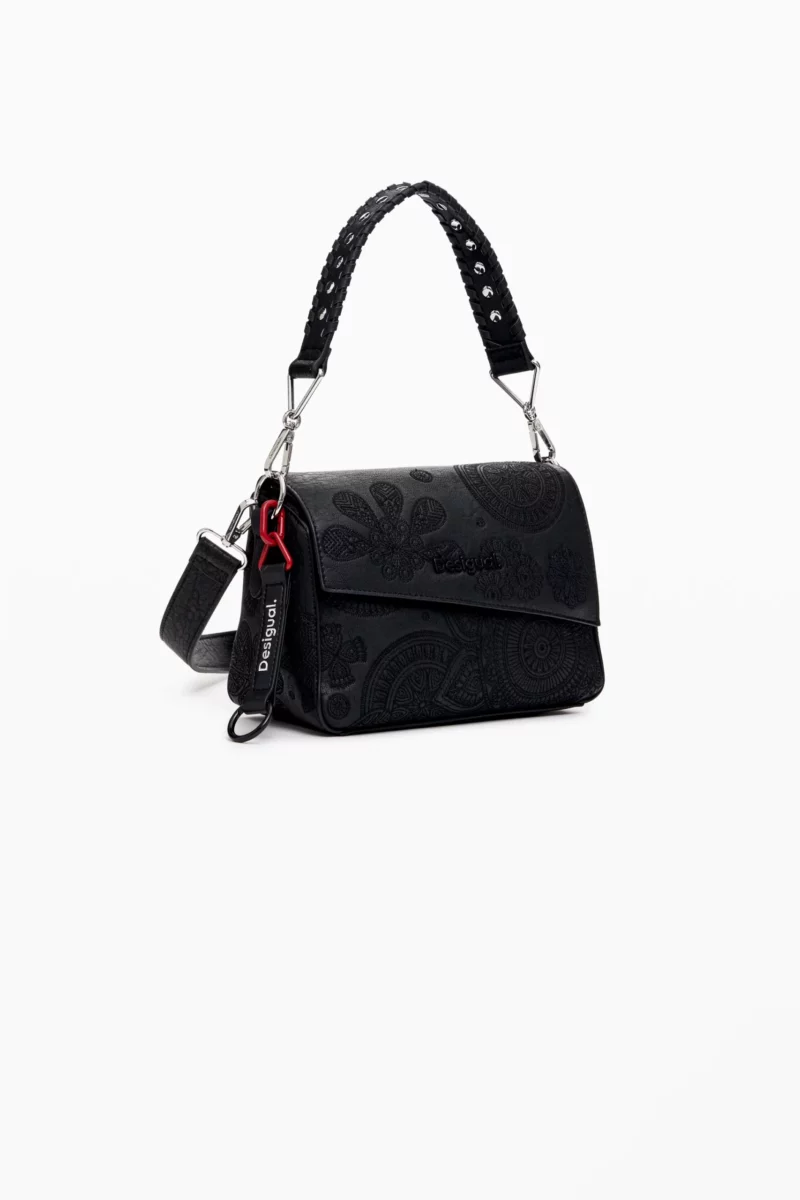 Desigual crossbody bag with embroidered mandalas