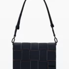 Desigual black crossbody bag with coloured trimming