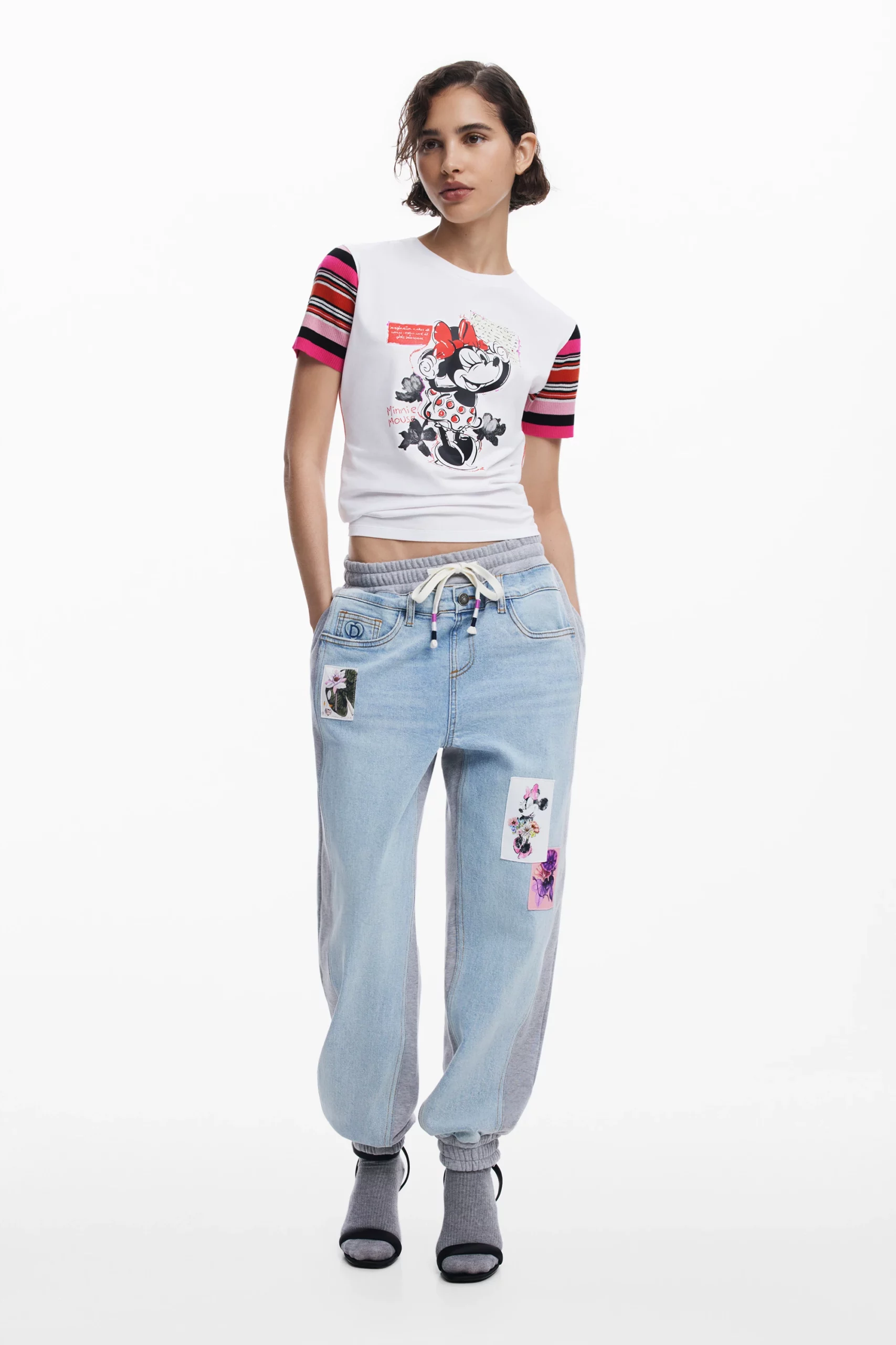 Desigual x Minnie Mouse jogger jeans sweatpants Desigual x Minnie Mouse jogger jeans sweatpants
