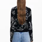 Desigual arty black jersey