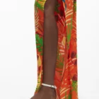 Desigual long viscose culotte pants