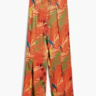 Desigual long viscose culotte pants