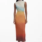 Desigual designer tulle ombre dress
