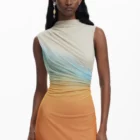 Desigual designer tulle ombre dress