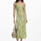 Desigual two-in-one green dress, with separate crochet jersey Desigual two-in-one green dress, with separate crochet jersey
