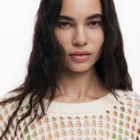 Desigual two-in-one green dress, with separate crochet jersey Desigual two-in-one green dress, with separate crochet jersey