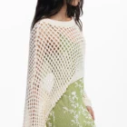 Desigual two-in-one green dress, with separate crochet jersey Desigual two-in-one green dress, with separate crochet jersey