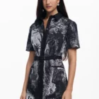 Desigual short shirt-style designer dress by M. Christian Lacroix