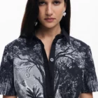 Desigual short shirt-style designer dress by M. Christian Lacroix