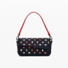 Desigual black bag with colourful inlay Desigual black bag with colourful inlay