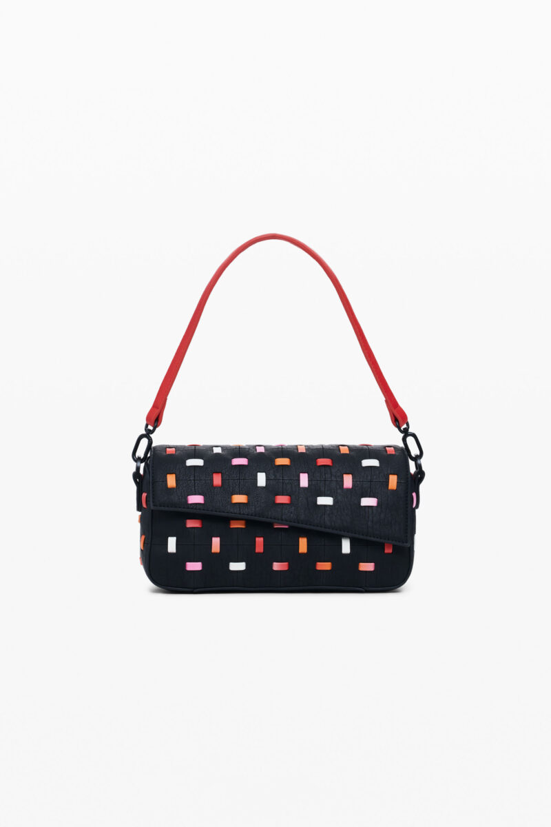 Desigual black bag with colourful inlay