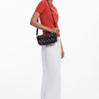 Desigual black bag with colourful inlay Desigual black bag with colourful inlay