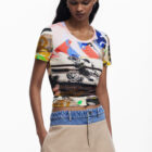 Desigual short sleeve collage print T-shirt Desigual short sleeve collage print T-shirt