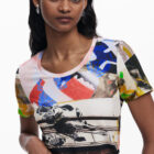 Desigual short sleeve collage print T-shirt Desigual short sleeve collage print T-shirt