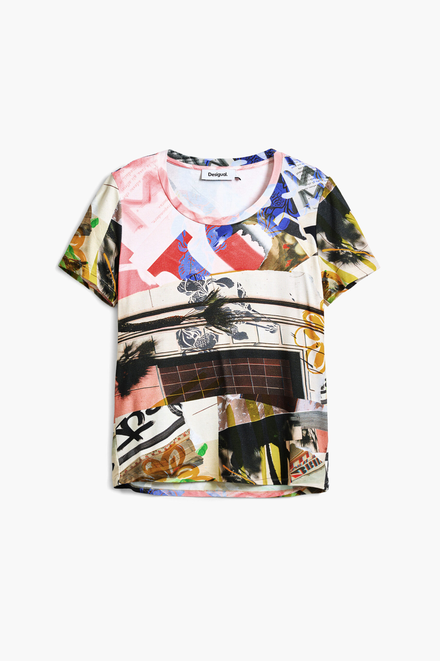 Desigual short sleeve collage print T-shirt Desigual short sleeve collage print T-shirt