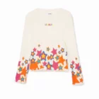 Desigual Girls colourful star long-sleeve T-shirt for girls
