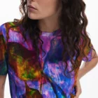 Desigual x Collina Strada leaf T-shirt
