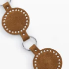 Desigual Articulated Leather Belt Brown Desigual Articulated Leather Belt Brown