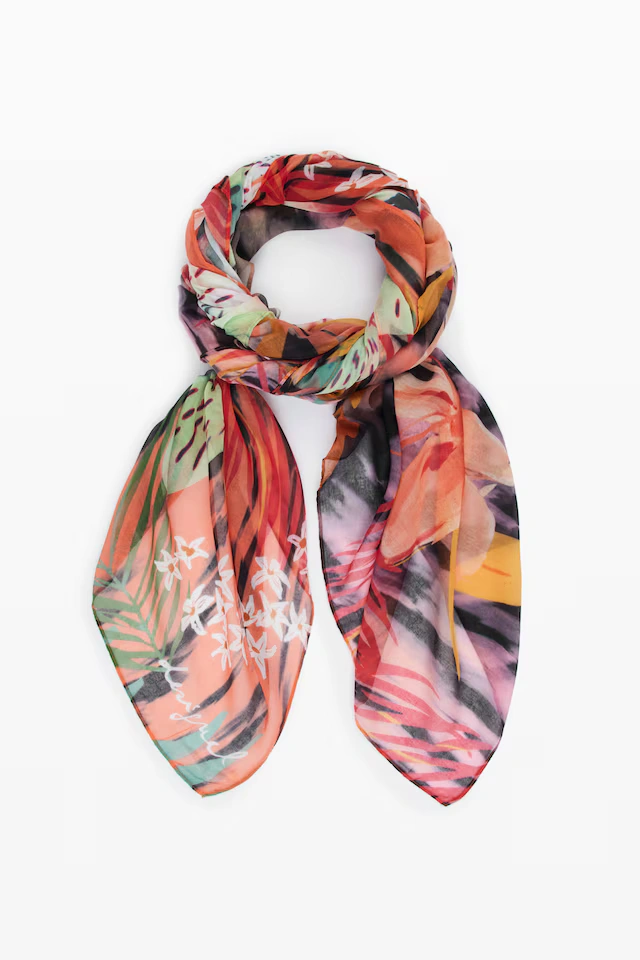 Desigual Jungle Foulard Scarf Multicolour