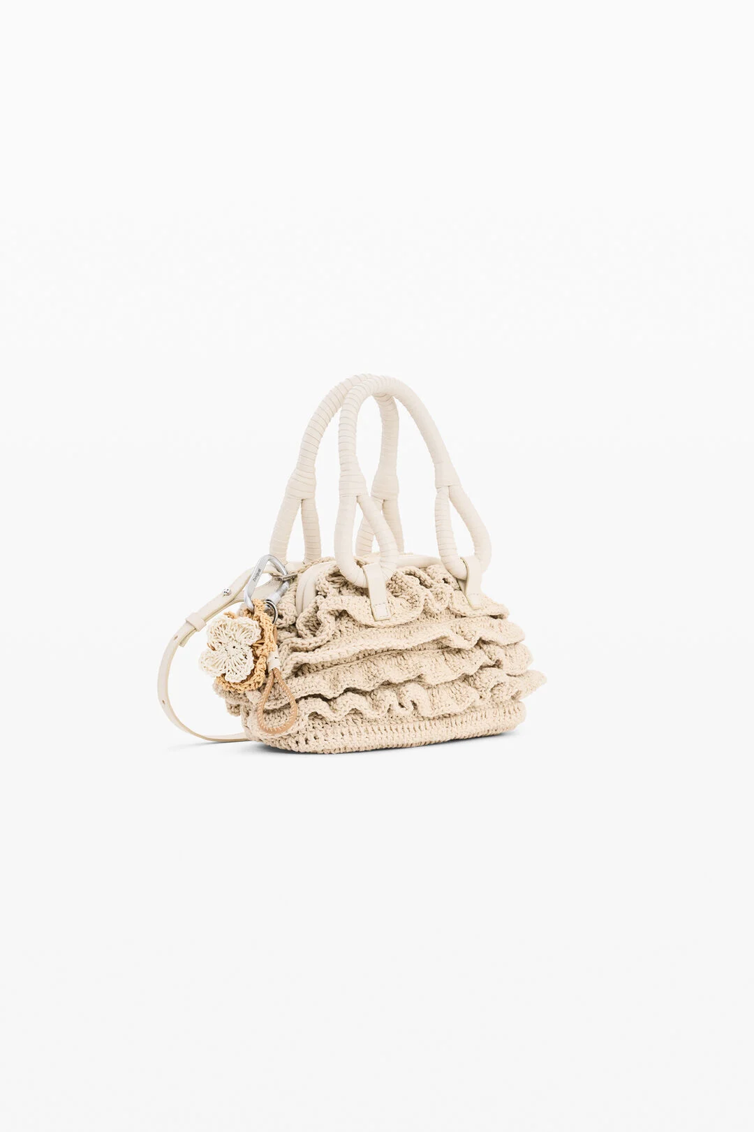 Desigual Small Crochet Floral Bag Desigual Small Crochet Floral Bag