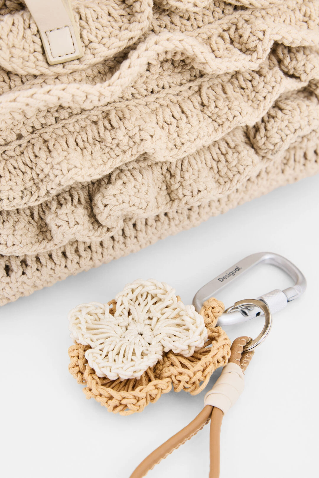 Desigual Small Crochet Floral Bag Desigual Small Crochet Floral Bag