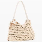Desigual Large Crochet Bag Natural Desigual Large Crochet Bag Natural
