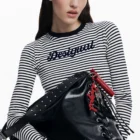 Desigual Large Shiny Braided Bag Black Desigual Large Shiny Braided Bag Black