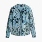 Desigual Flocked Shirt in Blue Desigual Flocked Shirt in Blue