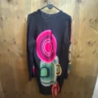 Pre-loved Desigual Black Circle Print Shirt Dress - Size M Pre-loved Desigual Black Circle Print Shirt Dress - Size M