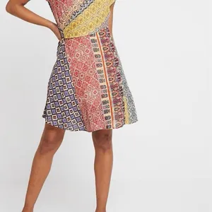 Pre-loved Desigual Patchwork Knee Length Dress, Size M/L