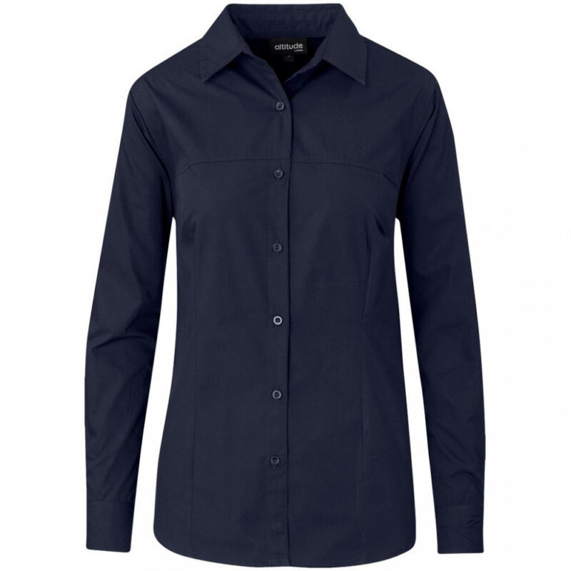 Altitude Ladies Long Sleeve Shirt - Black