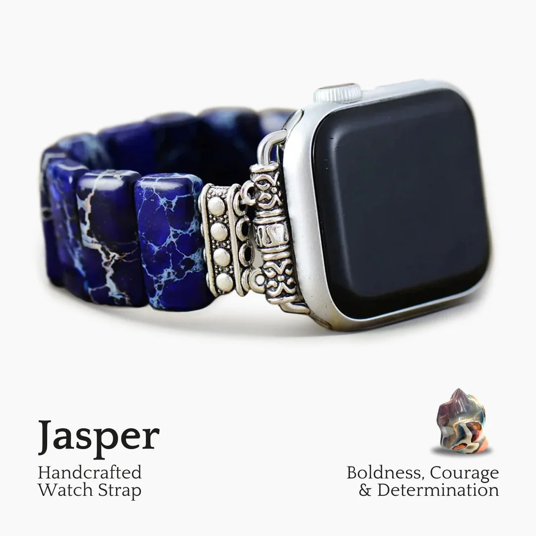Cape Diablo Tibetan Navy Stretch Apple watch strap Cape Diablo Tibetan Navy Stretch Apple watch strap
