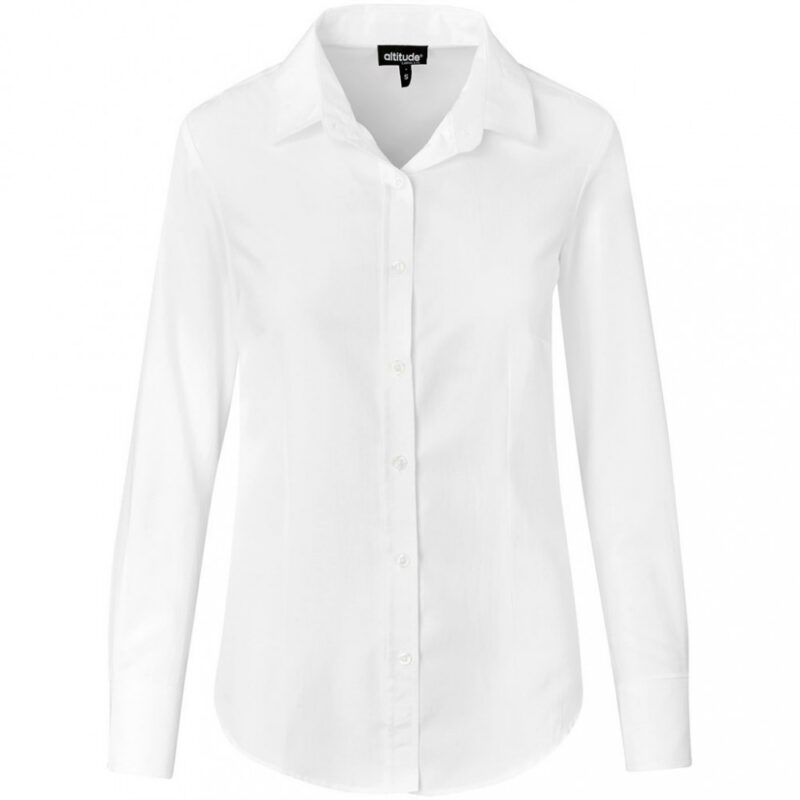 Altitude Ladies Long Sleeve Shirt - White