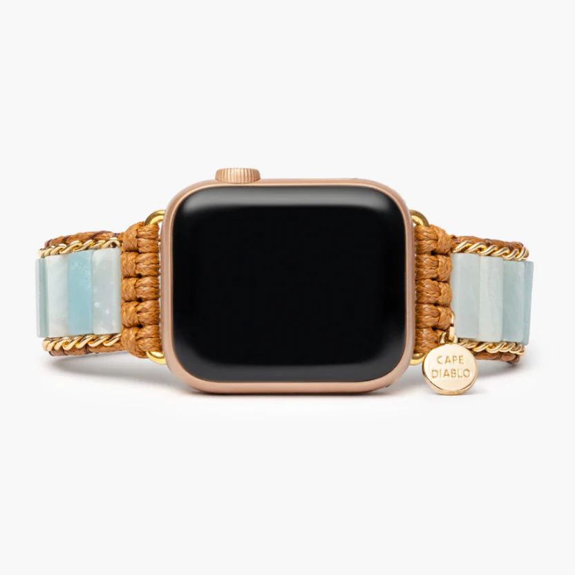 Cape Diablo Amazonite Protection Adjustable Apple Watch Strap Cape Diablo Amazonite Protection Adjustable Apple Watch Strap