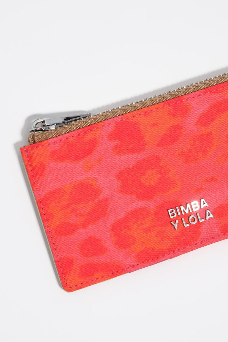 Bimba y Lola pink and green card holder / coin purse Bimba y Lola pink and green card holder / coin purse