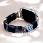 Cape Diablo Bohemian Noir Stretch Apple Watch Strap Cape Diablo Bohemian Noir Stretch Apple Watch Strap