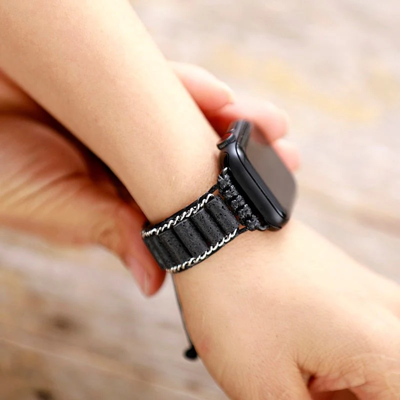 Cape Diablo Intense Lava Adjustable Apple Watch Strap Cape Diablo Intense Lava Adjustable Apple Watch Strap