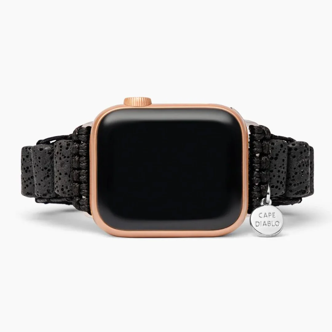 Cape Diablo Lava Stone Adjustable Apple Watch Strap Cape Diablo Lava Stone Adjustable Apple Watch Strap