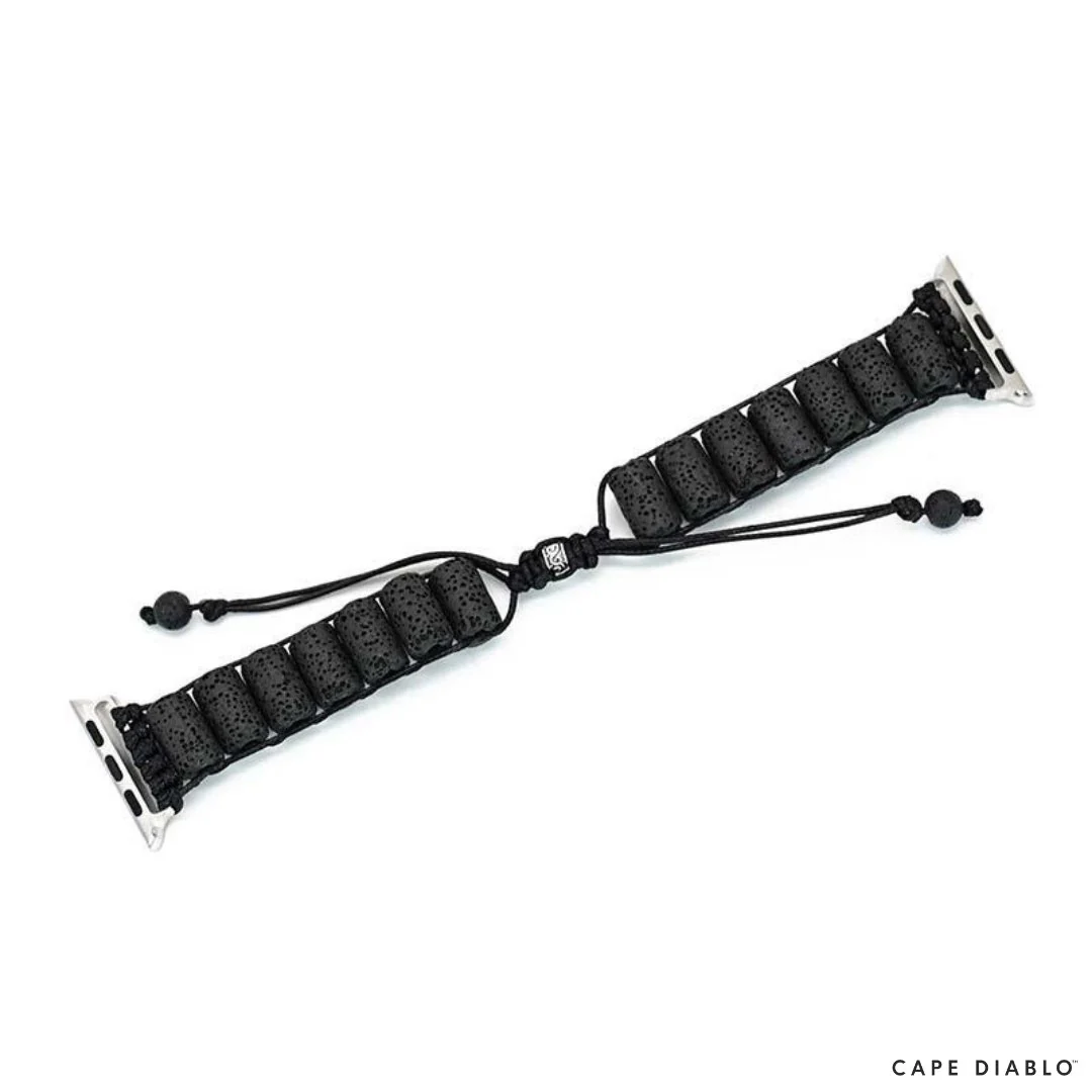 Cape Diablo Lava Stone Adjustable Apple Watch Strap Cape Diablo Lava Stone Adjustable Apple Watch Strap