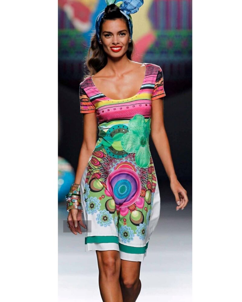 Pre-loved Desigual Embellished Mandala Maxi Dress - L Pre-loved Desigual Embellished Mandala Maxi Dress - L