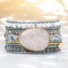 Cape Diablo Rose Quartz Loving Wrap Bracelet